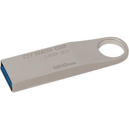 USB Flash disk &quot;DataTraveler SE9 G2&quot;, 128GB, 100/15MB/sec, USB 3.0, s kroužkem, KINGSTON