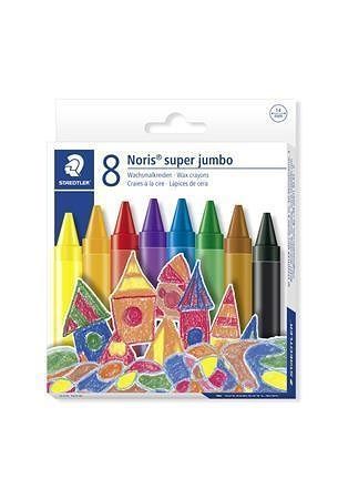 Voskovky &quot;Noris Club Super Jumbo&quot;, 8 barev, maxi, STAEDTLER