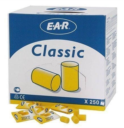 Zátky do uší, z měkké pěny, 250 ks, &quot;Ear Classic&quot;