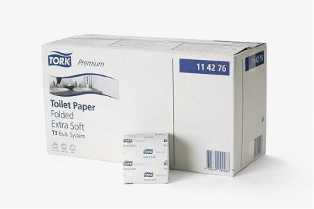 Toaletní papír &quot;Premium extra soft&quot;, T3 system, 2 vrstvy, 252 útžků, TORK , extra bílý