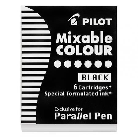 Inkoustové bombičky &quot;Parallel Pen&quot;, černá, PILOT