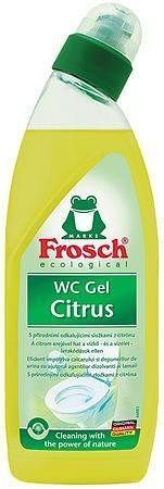 WC čistící gel, citrus, 750 ml, FROSCH