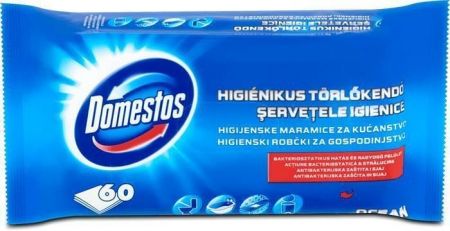 Čisticí ubrousky, citrón, 60ks, DOMESTOS