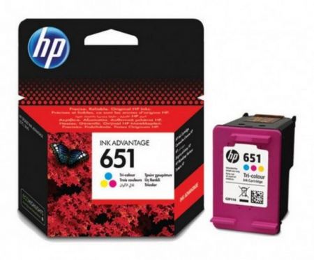 C2P11AE Toner pro Deskjet Ink Advantage 5575 serie tiskáren, HP 651 barevný, 300 stránek