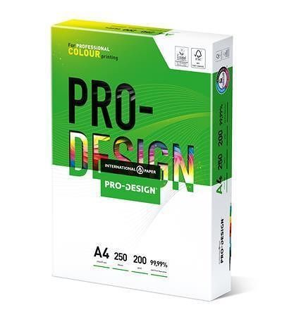 Xerografický papír, pro digitální tisk, A4, 200g, PRO-DESIGN