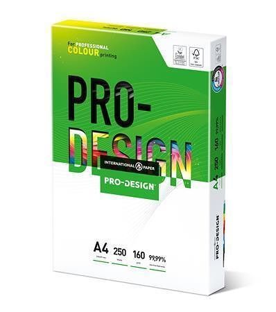 Xerografický papír, pro digitální tisk, A4, 160g, PRO-DESIGN