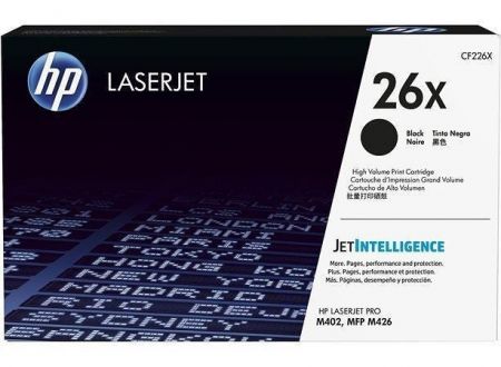 Toner HP 26X, do tiskárny LaserJet Pro M402, 426, černá, 9k, HP