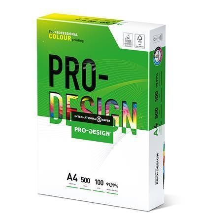 Xerografický papír, pro digitální tisk, A4, 100g, PRO-DESIGN