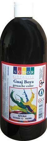 Temperová barva, černá, 500ml, Südor