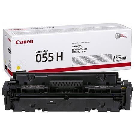 CRG-055H Toner pro i-Sensys LPB663, 664, MF742, 744, 746 tiskárny, žlutá, 5,9 tis. stran