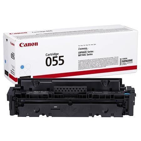 CRG-055 Toner pro i-Sensys LPB663, 664, MF742, 744, 746 tiskárny, cyan, 2,1 tis. stran