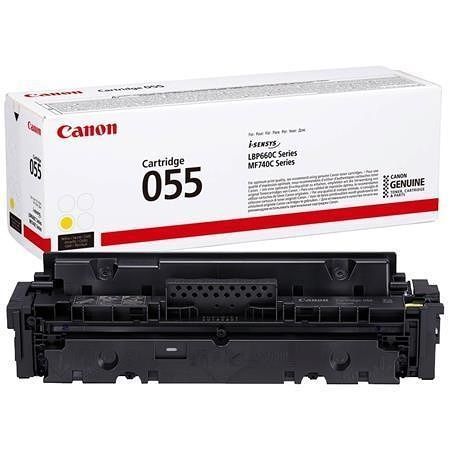 CRG-055 Toner pro i-Sensys LPB663, 664, MF742, 744, 746 tiskárny, žlutá, 2,1 tis. stran