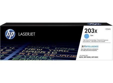 CF541X Toner HP 203X do tiskáren ColorLaserJet Pro MFP M280nw, MFP M281fdn, MFP M281fdw, a