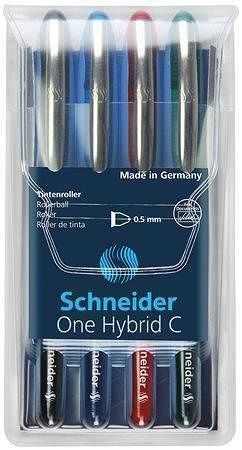 Roller &quot;One Hybrid C&quot;, sada, 4 barvy, 0,5 mm, SCHNEIDER