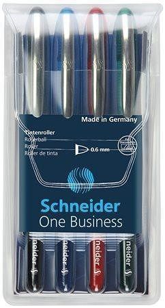 Roller &quot;One Business&quot;, sada, 4 barvy, 0,6 mm, SCHNEIDER