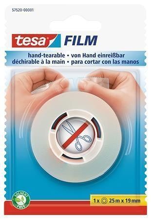 Lepicí páska &quot;Tesafilm 57520&quot;, průhledná, 19 mm x 25 m, TESA