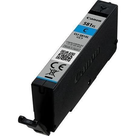 CLI-581CXL Inkoust pro Pixma TS7550, 8150, 9150 tiskárny, CANON, cyan, 8,3ml