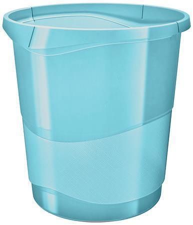 Odpadkový koš &quot;Colour`Ice&quot;, průhledná modrá, 14 l, ESSELTE