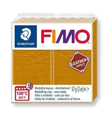 FIMO® &quot;Leather Effect&quot;, okrová 57g