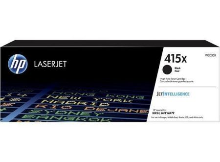 W2030X Toner pro Color LaserJet Pro M454, MFP M479 tiskárny, HP 415X, černá, 7,5 tis. stra