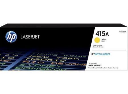 W2032A Toner pro Color LaserJet Pro M454, MFP M479 tiskárny, HP 415A, žlutá, 2,1 tis. stra