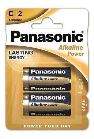 Baterie &quot;Alkaline power&quot;, C 2 ks, PANASONIC 