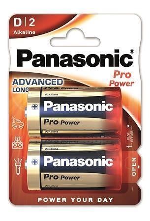 Baterie &quot;Pro power&quot;, D 2 ks, PANASONIC 