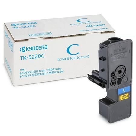 TK5220C Toner pro P5021cdn, P5021cdw, M5521cdn, M5521cdw tiskárny KYOCERA cyan, 1,2tis. st