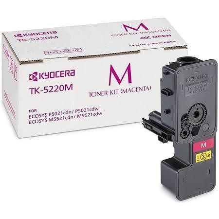 TK5220M Toner pro P5021cdn, P5021cdw, M5521cdn, M5521cdw tiskárny KYOCERA magenta, 1,2tis.