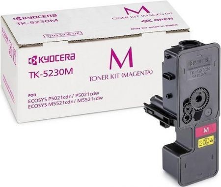 TK5230 Toner pro M5521CDN, 5521CDW, P5021CDN, 5021CDW tiskárny, KYOCERA magenta, 2,2tis.st