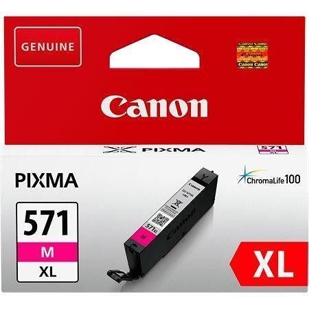 CLI-571MXL Toner pro Pixma MG5750,6850,7750 tiskárny, CANON magenta, 11 ml