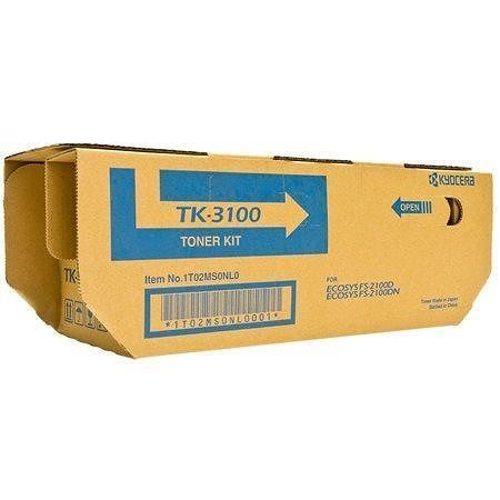 Toner &quot;TK3100&quot;, černá, pro FS 2100D, FS2100DN tiskárnu, 12 500 stránek, KYOCERA