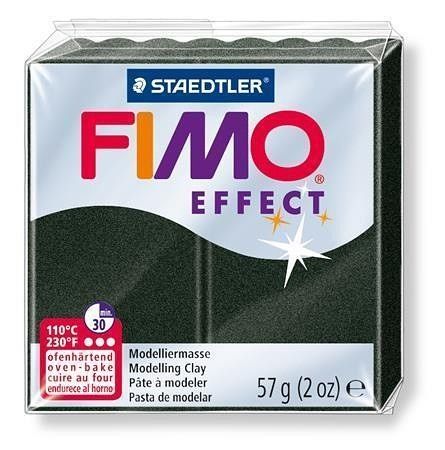 FIMO® efekt černá perleťová 57g