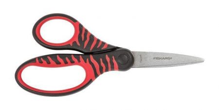 Nůžky &quot;Softgrip&quot;, černá a červená, dětské, 15 cm, FISKARS