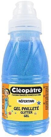 Třpytivý gel 250 ml NEON Modrá, CLEOPATRE