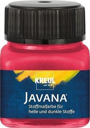 Barva na světlý a tmavý textil, třešňová, 20 ml, JAVANA, KREUL