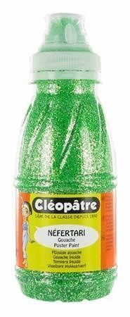 Třpytivý gel 250 ml Zelená, CLEOPATRE