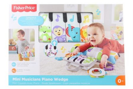 Fisher price Polštářek pod bříško s pianem GJD27