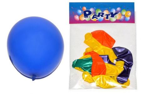 Balónek nafukovací metalické 10 ks