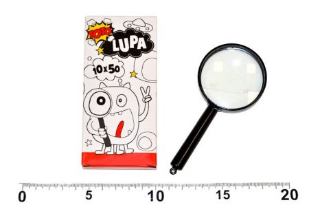 Lupa 10x50 mm