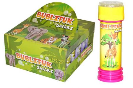 Bublifuk Safari 55ml, 6 druhů