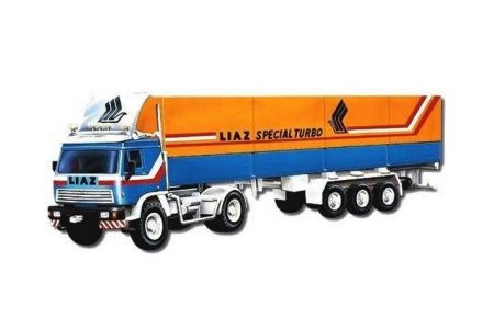 Stavebnice Monti 08/1 Kamion Liaz Special Turbo 1:48 v krabici 31,5x16,5x7,5cm