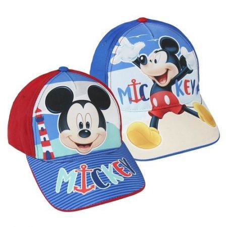 Kšiltovka Disney Mickey modrá/červená