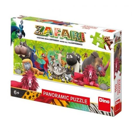 Puzzle Zafari: Přátelství 150 panoramic
