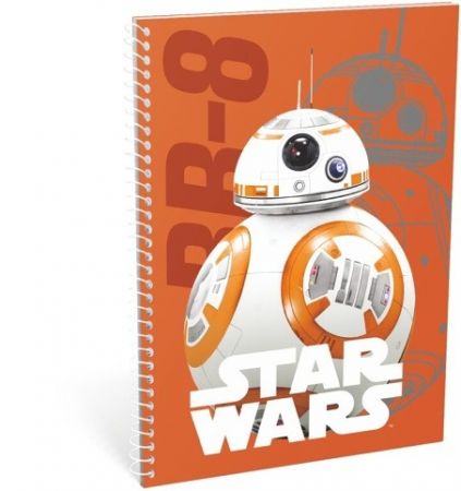 Blok A5 70l linka spirála bok Star Wars 7 BB-8 16446307