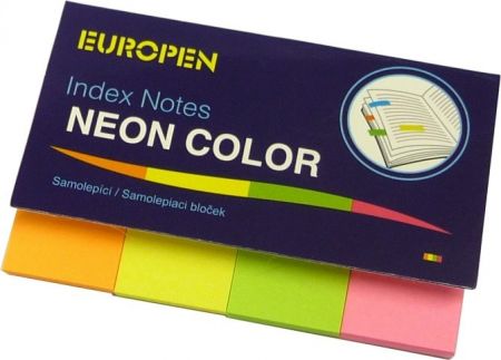 Notes Y neon 50 x 20 4 barvy