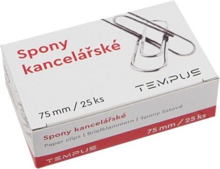 Spony kancel.Europen 75mm 25ks