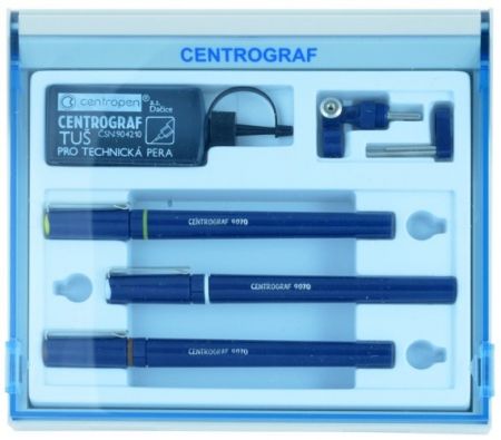 CENTROPEN Technická pera 9070/3 - 0,25;0,35;0,5