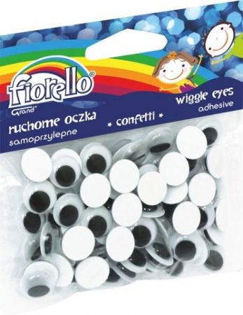 Oči samolepící 12mm 80ks 170-2270