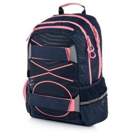 Studentský batoh - OXY Sport PASTEL LINE pink